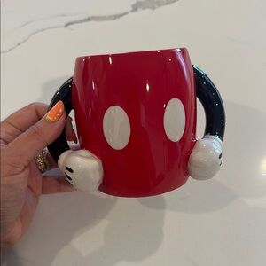 Disney Mickey Mouse Ceramic Mug Red and Black